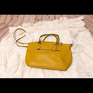 Leather Coach bag